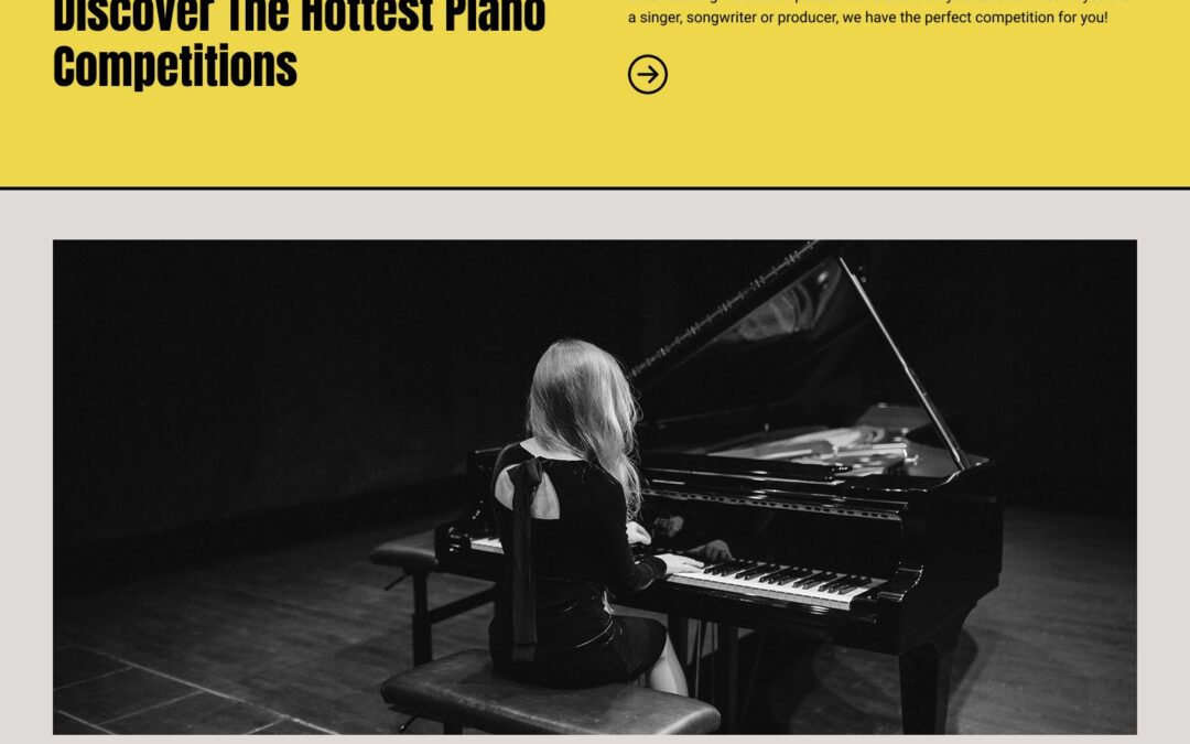 Piano Competition – Responsive Website and Logo
