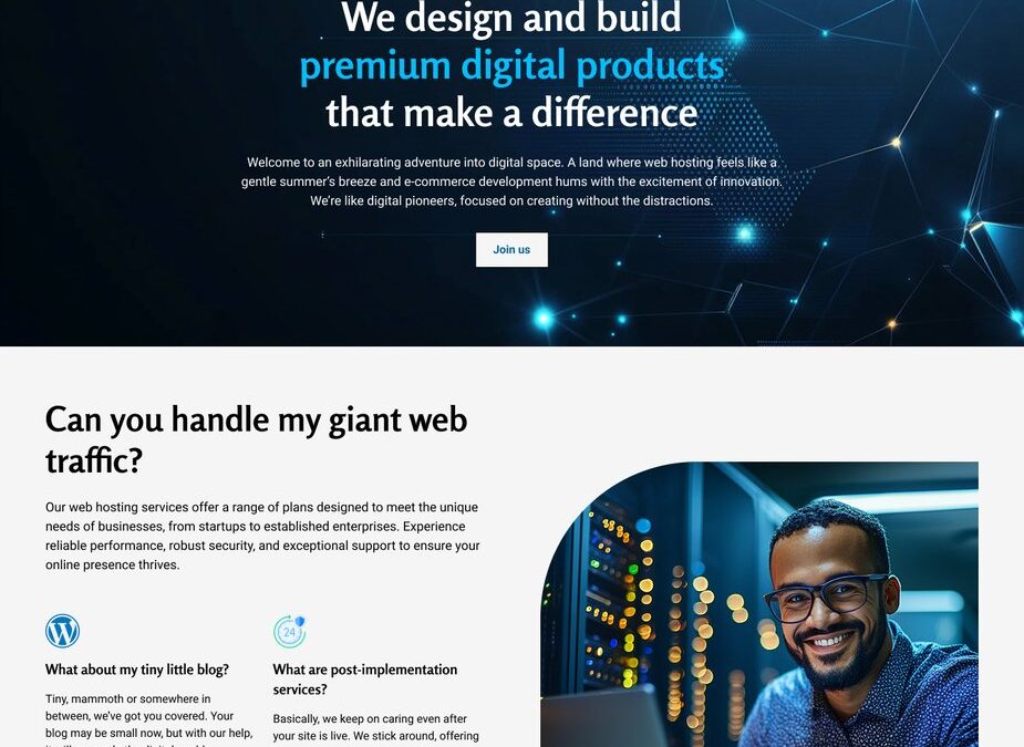 Web Hosting Website Design – Branding, Design, Development & SEO
