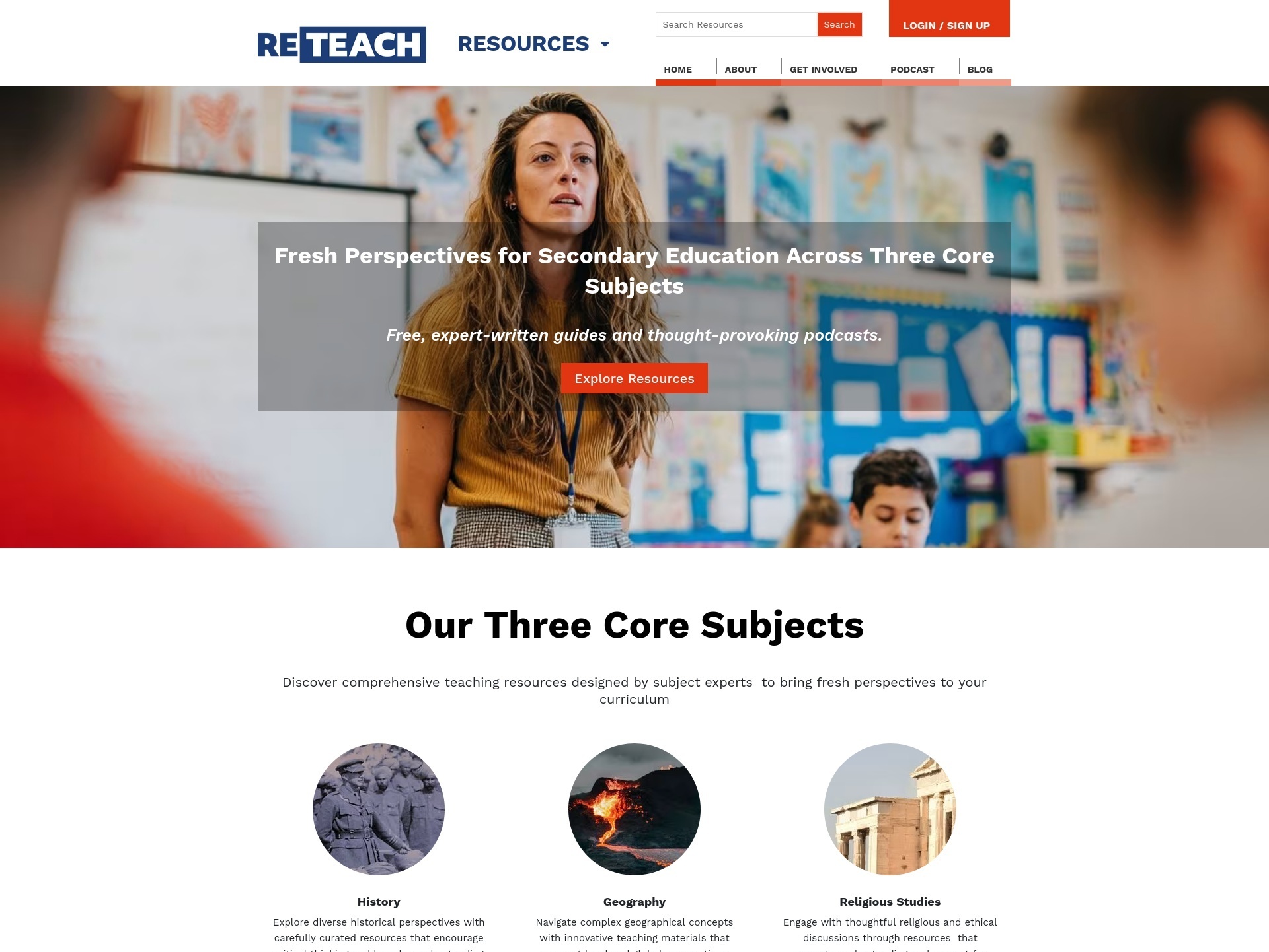reteach.org.uk home