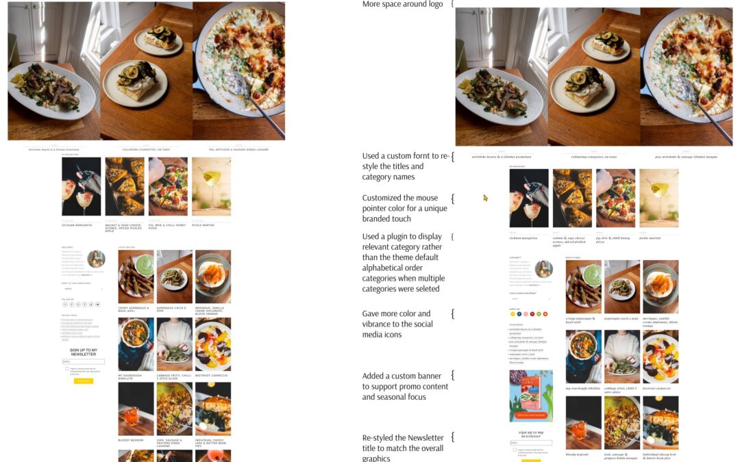 GeorgieEats.co.uk – WordPress Website Restyling
